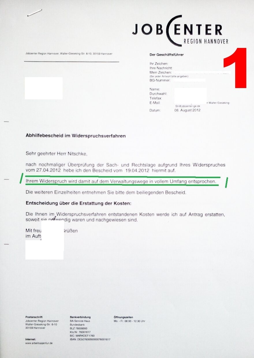 REKORD! 5  fehlerhaft ausgestellte Bescheide. Behörden #FAIL  (Jobcenter, Arbeitsagentur)