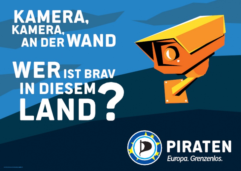 Europawahl Kamera Grossplakat