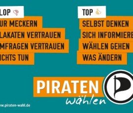 WahlkampfGeschäftsStelle der Piratenpartei Hannover in der Robertstraße 4a 30161 Hannover,